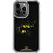 DC Comics Batman Logo Yellow Splash iPhone 14 Pro Clear Case